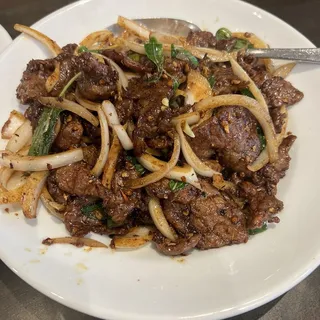 Basil & Dried Chili Lamb