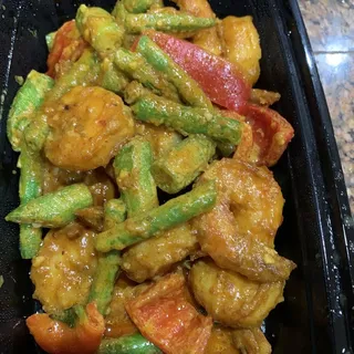 Dry Curry Shrimp (GF)