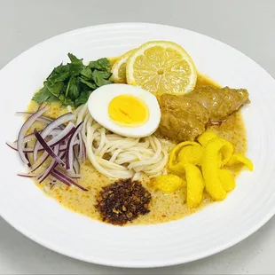 Traditional Coconut Chicken Noodle Soup