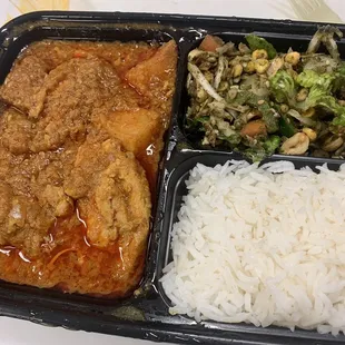 Burmese Style Curry Set with chicken