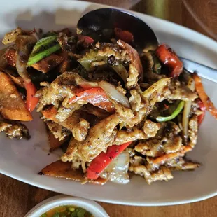 Black Pepper Chicken.