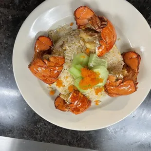 Lobster fried rice Yummyyy.....