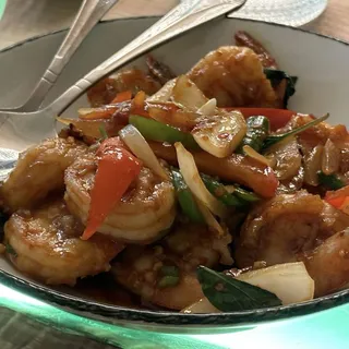Chili Garlic Prawns