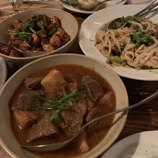 Tofu with Fresh Mint