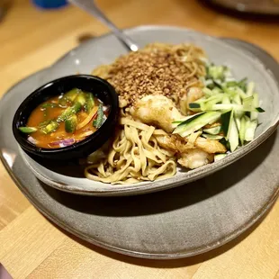 Garlic Noodles with shrimp