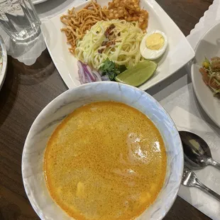 Burmese Coconut Chicken Noodle Soup ~ $15.99