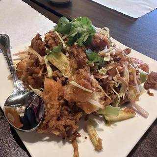 Fried Shrimp Salad