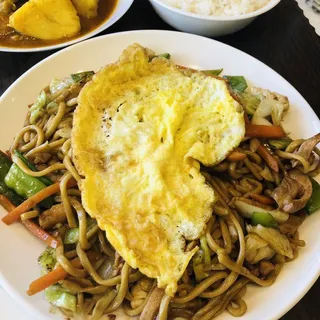 Pan Fried Egg Noodle
