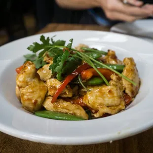 Chicken with Fresh Basil