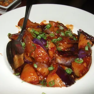 Eggplant with Garlic Sauce