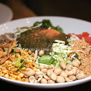 Laphet Thoke (Tea Leaf Salad) ($18.95) -
