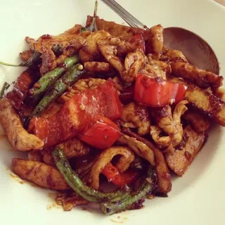 Fiery Chicken with Tofu