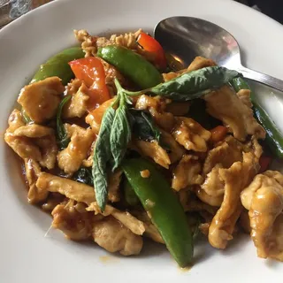 Chicken with Fresh Basil