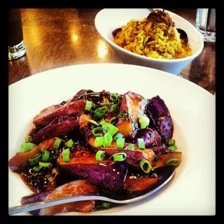 Eggplant with Garlic Sauce