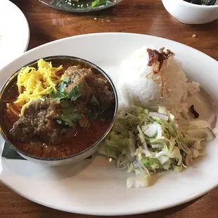 lunch special pork belly curry