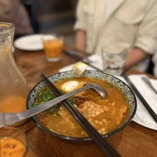 Moh Hinga Soup(Catfish Chowder Noodle Soup)