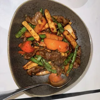 Fiery Tofu with Lamb