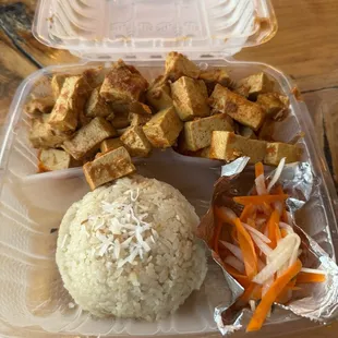 10. Tofu Curry with JASMINE Rice (Vegan)