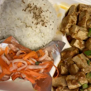 10. Tofu Curry with JASMINE Rice (Vegan)