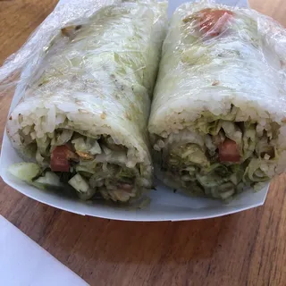17. Green Tea-Leaf Salad Roll (Vegan or tradition)