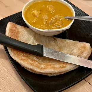 Roti and Potato Curry