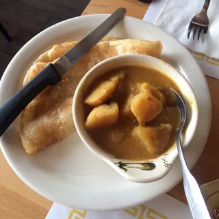 Roti and Potato Curry