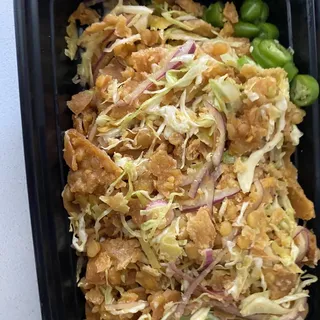 Crispy Fried Pea Salad