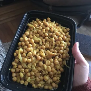 Sauteed Yellow Pea and Onion