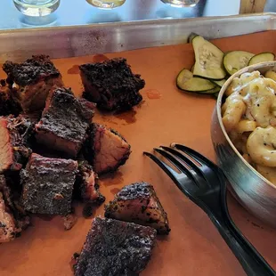Burnt ends and Mac &amp; cheese