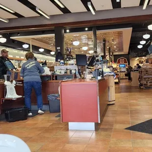 customers at the counter