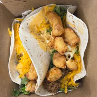 Cheese Curd Tacos