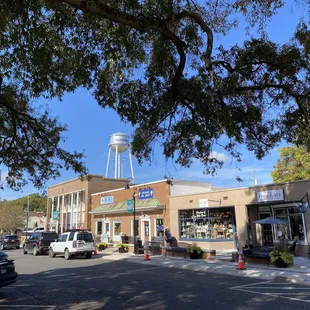 the town's main street