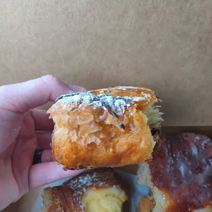 Chocolate croissant.