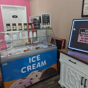 an ice cream shop