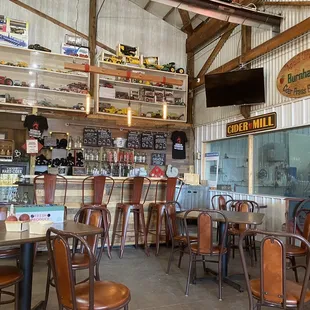 Cider area and bar