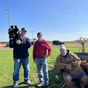 NEW DAY CLEVELAND STOPPED BY TO HAVE A BLAST WITH US AND OUR PUMPKIN CANNON