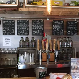 Their hard cider tap room