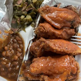 Wing dinner