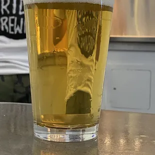 a pint of beer