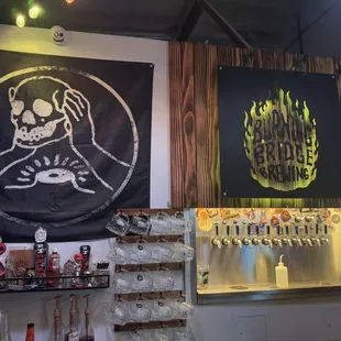 Love the taps and sign