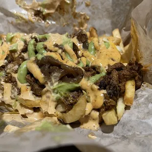 Carne asada fries