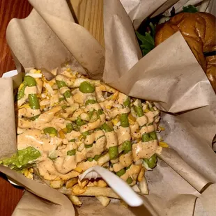 Carne Asada fries, no meat