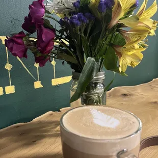 Lavender flat white