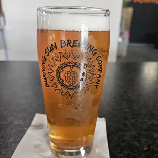 Blood orange wheat beer