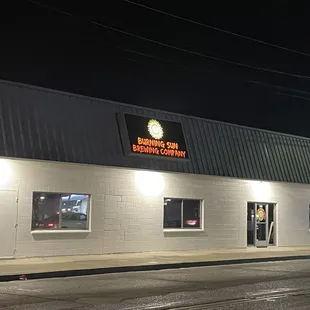 the outside of the building