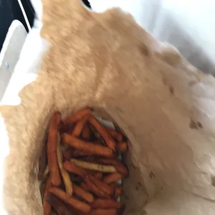 Bag of sweet potato fries