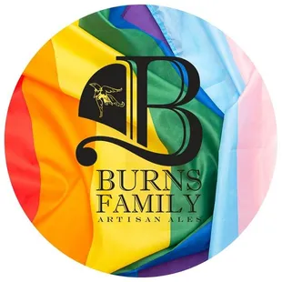 the logo of burns family