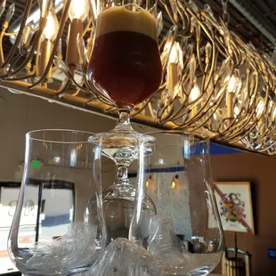 Bumblebee Feet Braggot-Style Honey Beer 16.0%ABV, on tap and 750ml bottles