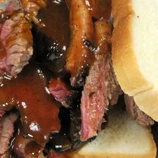 Sliced Beef Sandwich