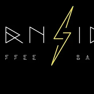 the logo for burnside coffee bar